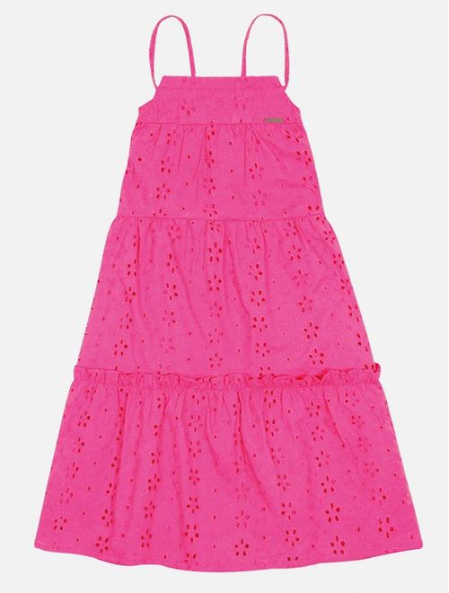 Vestido Infantil Menina Laise Rosa Catavento