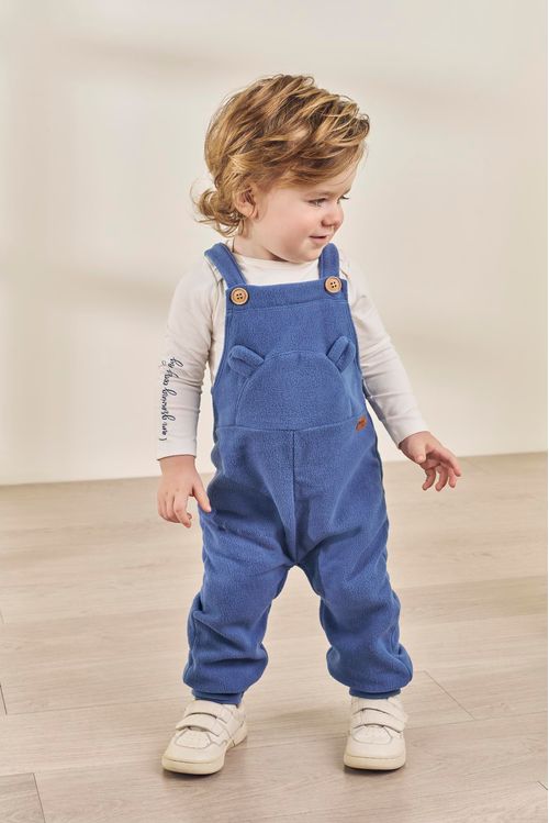 Conjunto Bebê Menino Orelha Interativa Azul Divertto