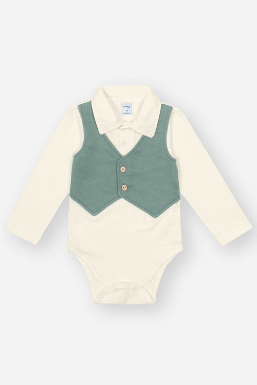 Conjunto Social Bebê Menino Verde Divertto