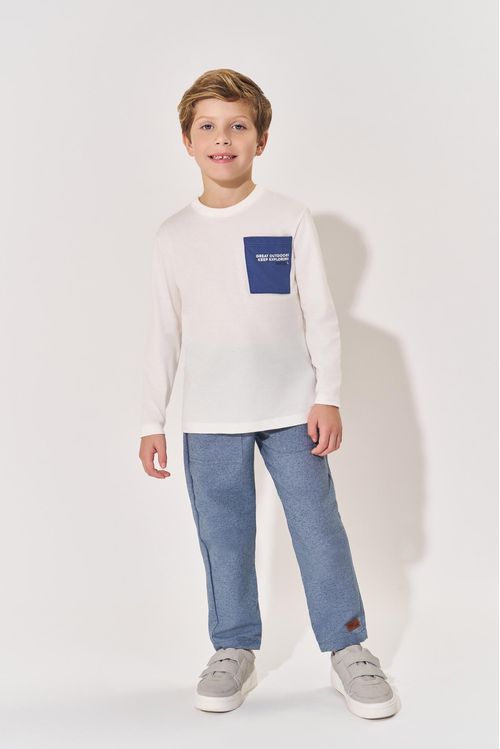 Camiseta Infantil Menino Outdoors Chumbo Divertto