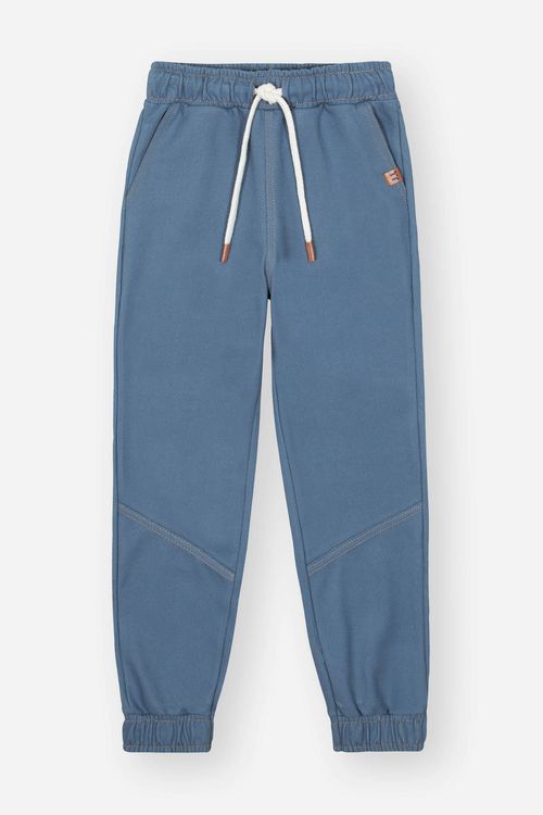 Calça Jogger Infantil Menino com Recorte Azul Médio Divertto