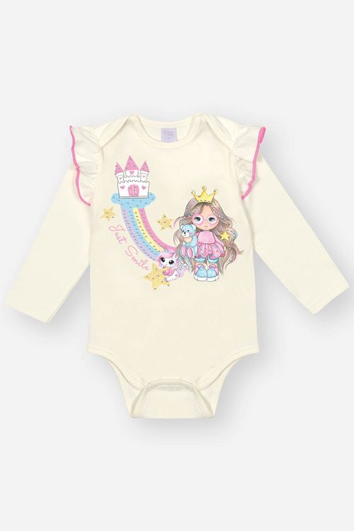 Body Bebê Menina Princesa Natural Mundo Cinti