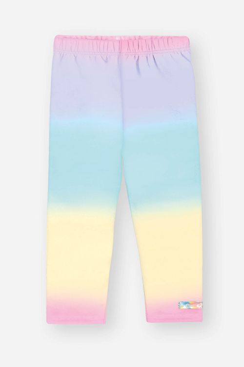Legging Bebê Menina Roral Print Lilás Mundo Cinti