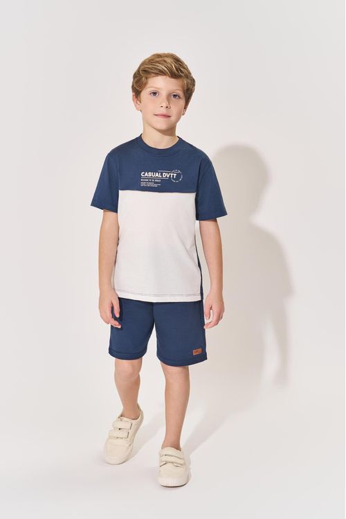 Conjunto Infantil Menino Casual DVTT Marinho Divertto