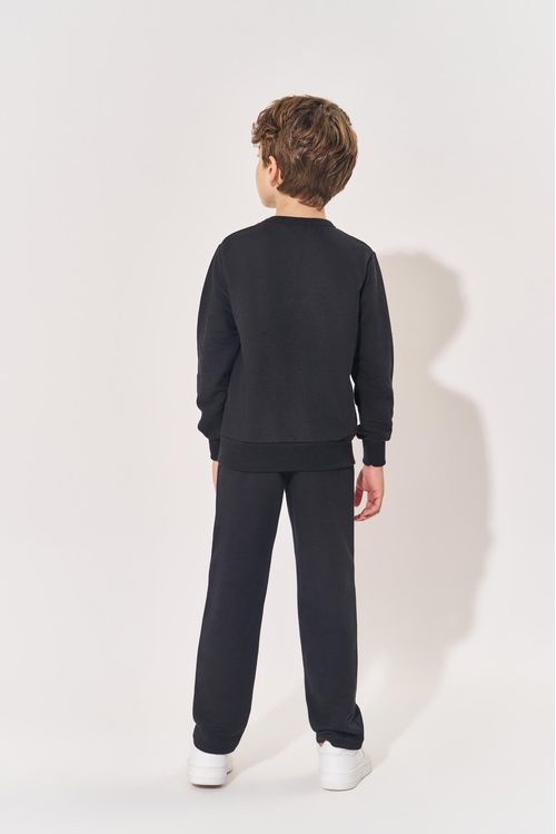 Blusão Soft Infantil Menino Preto Divertto