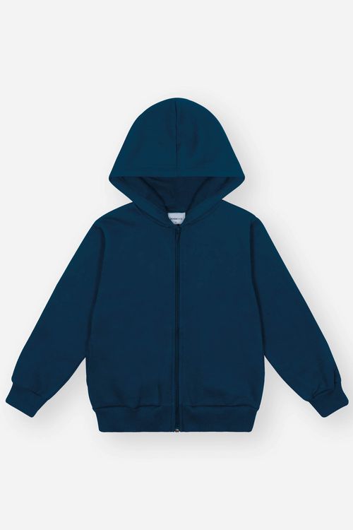 Jaqueta Moletom Infantil Menino Marinho Divertto