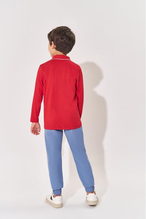 Conjunto Infantil Menino World Explorer Vermelho Divertto