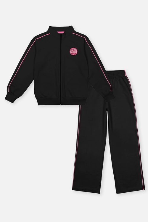 Conjunto Infantil Menina Monocromático Preto CTV