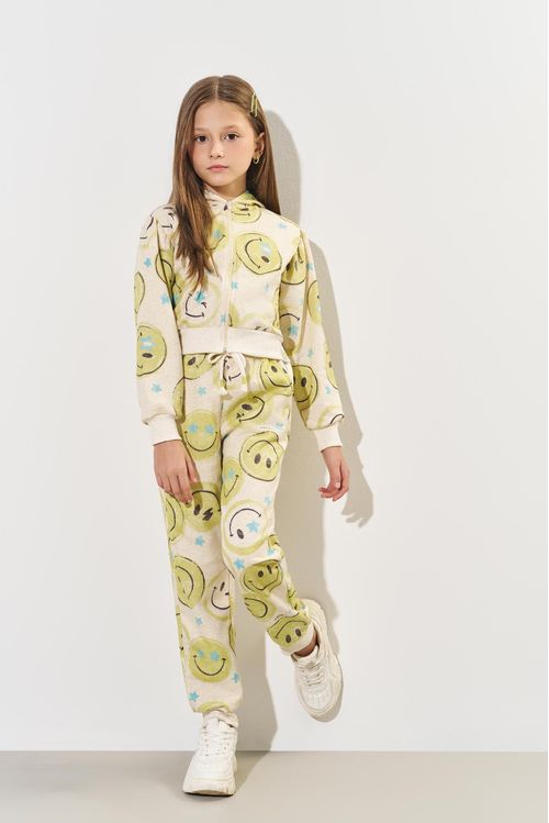 Conjunto Infantil Menina Smile Verde CTV