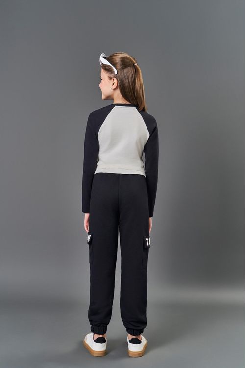 Conjunto Infantil Menina Good Things Preto CTV