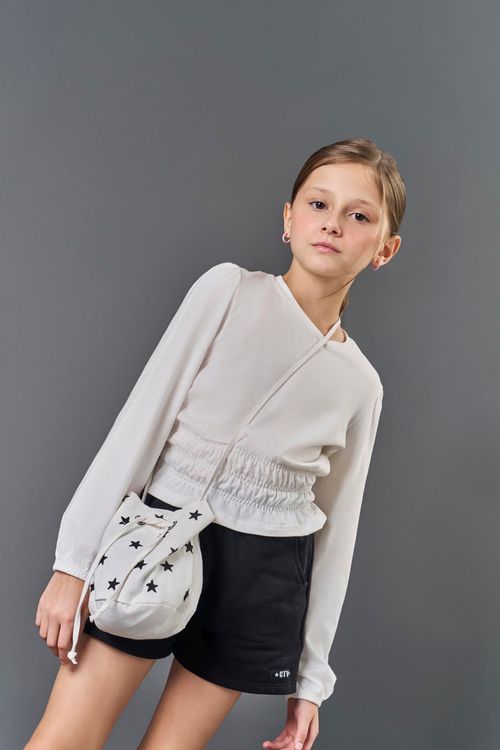 Blusa Infantil Menina Lastex Natural CTV