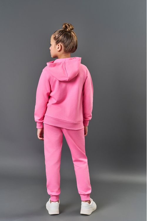 Jaqueta Moletom Infantil Rosa CTV