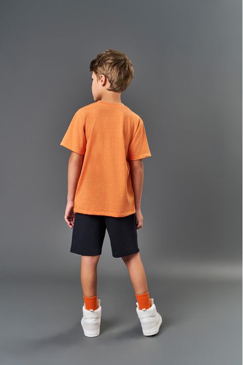 Conjunto Infantil Menino Worldwide Laranja CTV