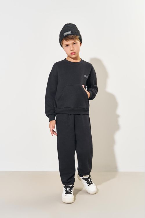 Conjunto Infantil Menino Monocromático Preto CTV