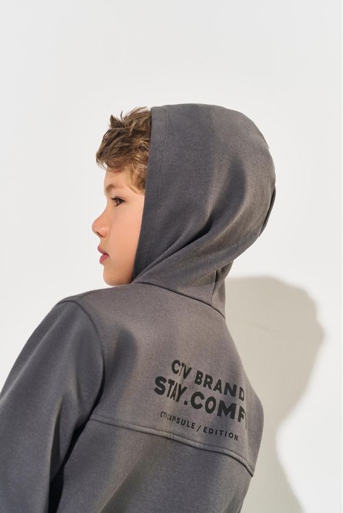 Conjunto Infantil Menino Stay Comfy Chumbo CTV