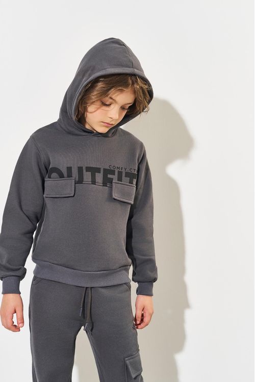 Blusão Infantil Menino Outfit Chumbo CTV