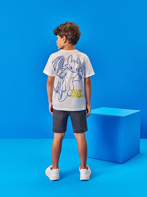 Camiseta Menino Don’t Mess With My Dragon Natural