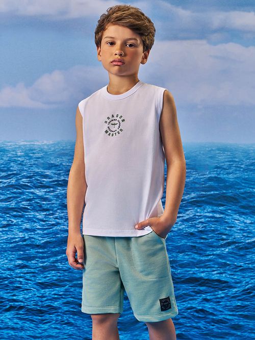 Conjunto Menino Dragon Master Branco