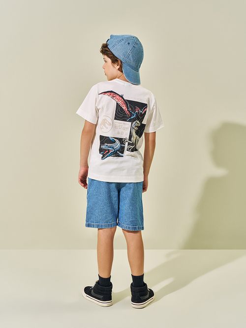 Camiseta Menino Dinosaur Survival Natural
