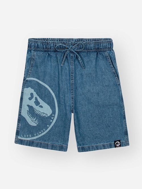 Bermuda Jeans Menino Jurassic World