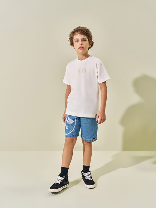 Bermuda Jeans Menino Jurassic World