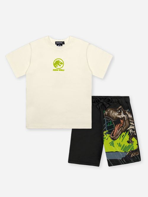 Conjunto Menino T-Rex Natural