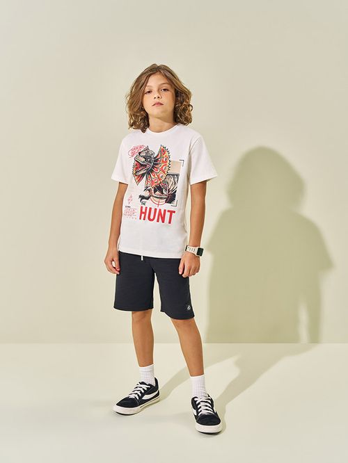 Conjunto Menino Dilofossauro Natural