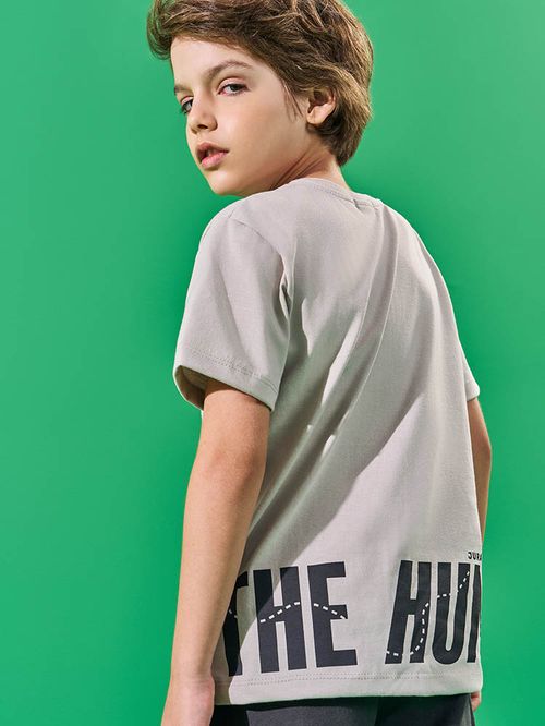 Conjunto Menino The Hunt Cinza
