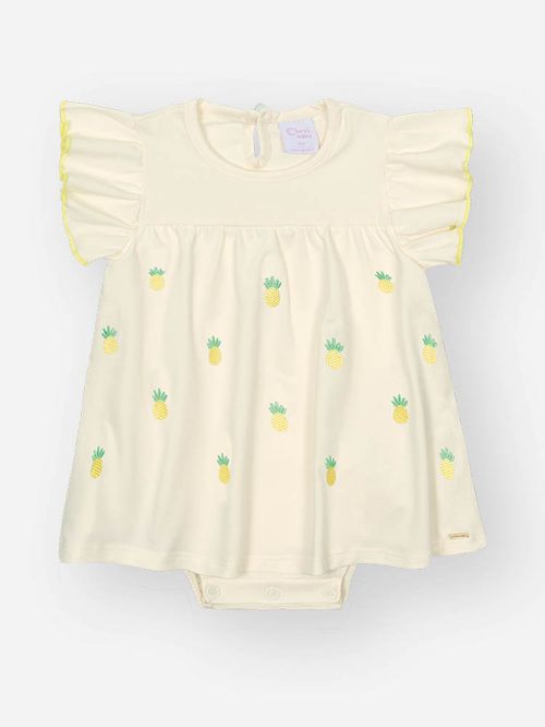 Vestido Body Menina Abacaxi