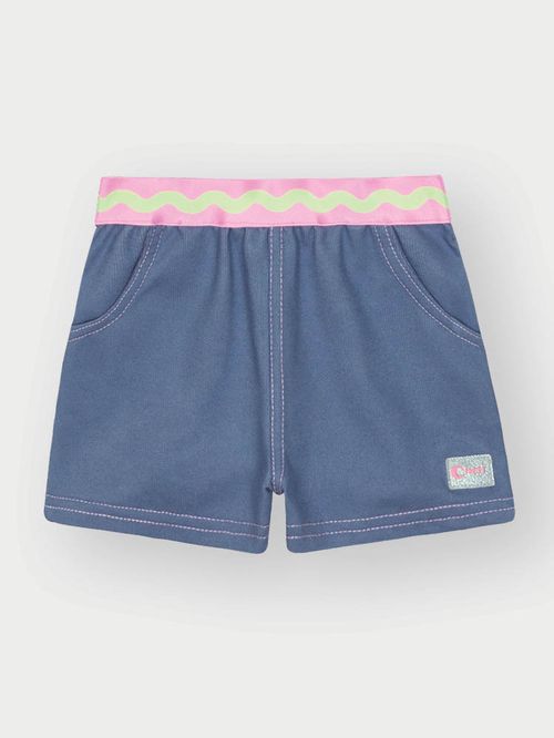 Short Menina em Molecotton Jeans Médio