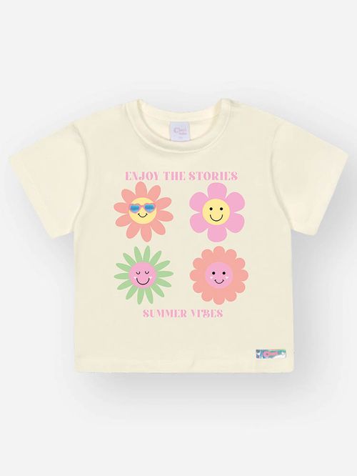 Conjunto Menina Enjoy the Stories Rosa
