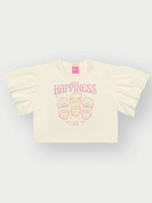 Conjunto Menina Happiness Rosa Mundo Cinti