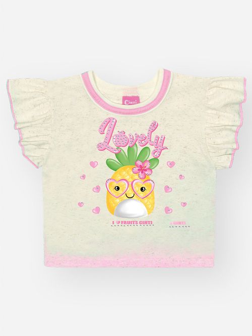 Conjunto Menina Melancia Lovely Rosa Mundo Cinti