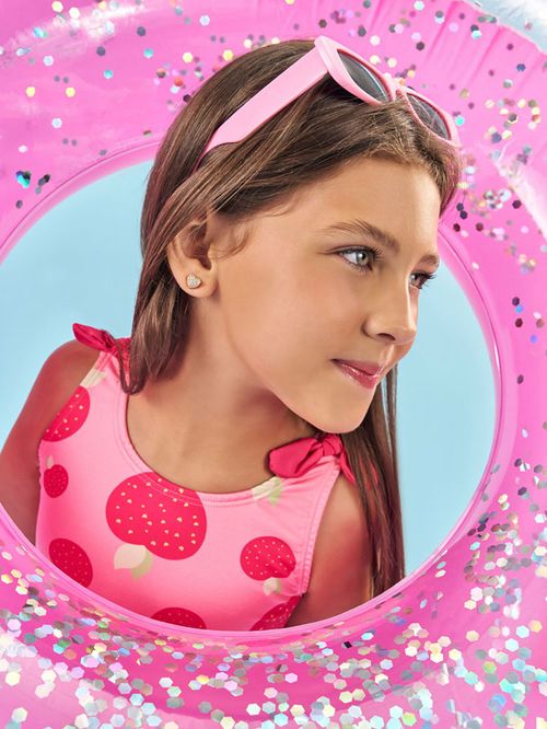 Biquíni Menina com Proteção UV Moranguinhos Rosa Mundo Cinti