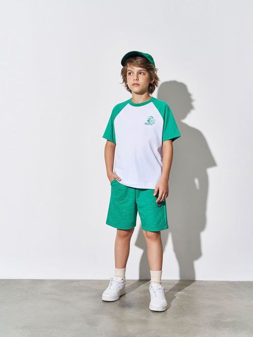 Conjunto Menino Dinos Tennis Club Verde Kippos