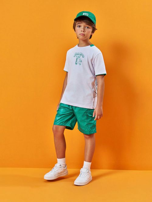 Conjunto Menino Dinos Good Mood Verde Kippos