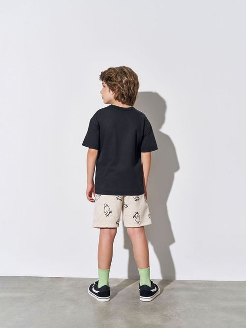 Conjunto Menino Fantasma Radical Preto Kippos