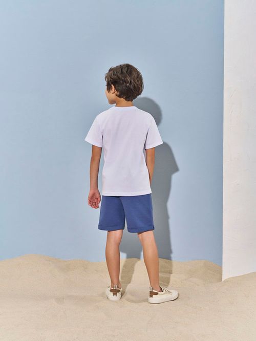 Conjunto Menino Summer Paradise Branco Divertto