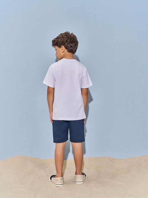 Conjunto Menino Tropical Branco Divertto