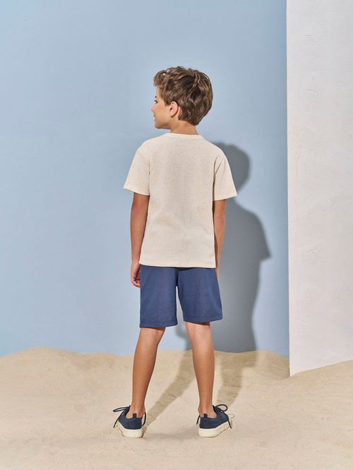 Conjunto Menino Island Off White Divertto