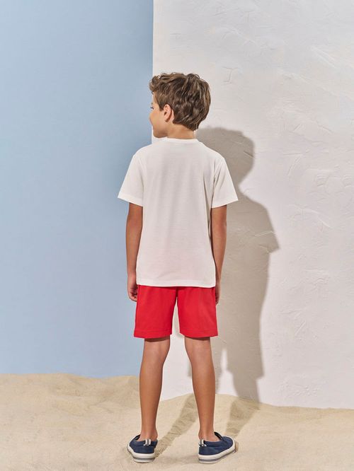 Conjunto Menino Holidays In The Beach Vermelho Divertto