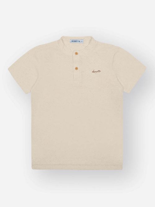 Conjunto Menino com Polo Bege Divertto
