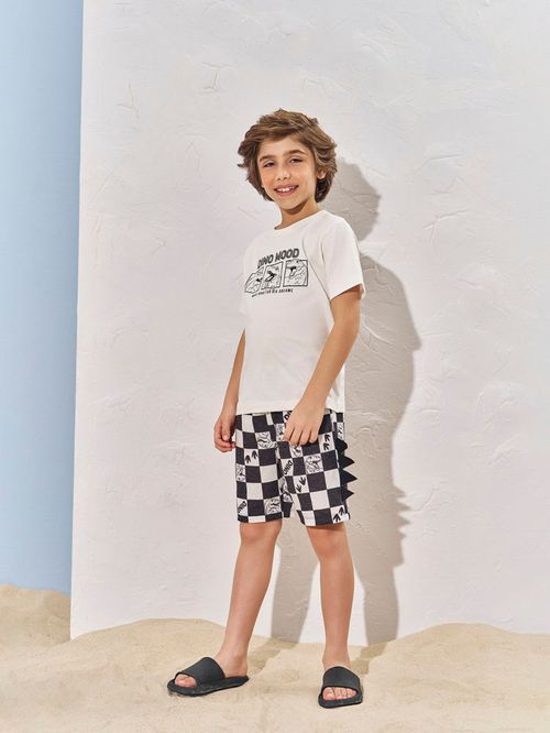 Pijama Menino Dino Mood Natural Divertto