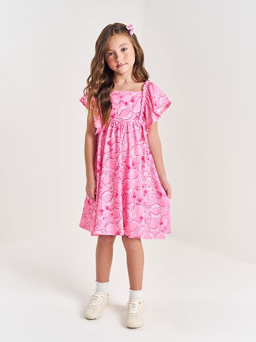 Vestido Infantil Menina Ferradura Confete Beli.me