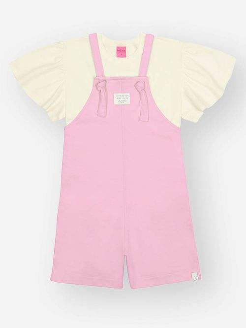 Conjunto de Jardineira Infantil Menina Barbie Beli.me