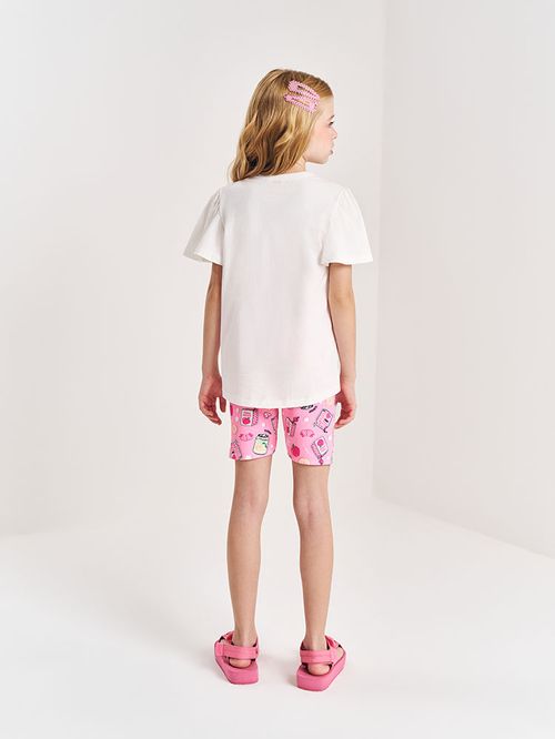 Conjunto Infantil Menina Caxinhas de Suco Barbie Beli.me