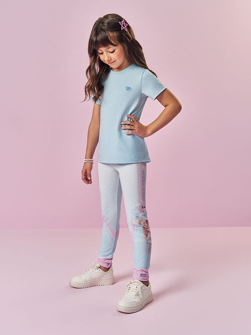 Legging Infantil Menina Girls Team Mundo Cinti