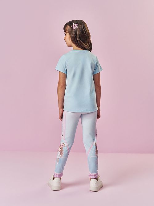 Legging Infantil Menina Girls Team Mundo Cinti