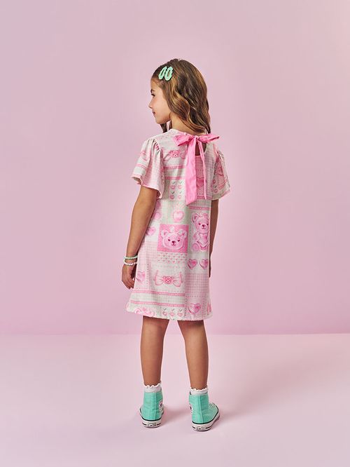 Vestido Infantil Menina Sweet Love Mundo Cinti