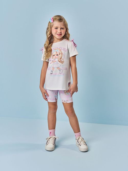 Conjunto Infantil Menina Tennis Club Mundo Cinti